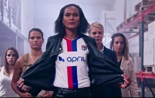 Cinq footballeuses de l'OL stars du spot April