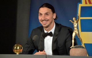 L'attaquant Zlatan Ibrahimovic à Stockholm en novembre 2016