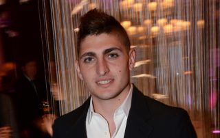 Marco Verratti au Royal Monceau, à Paris, en avril 2016