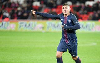 Marco Verratti au Parc des Princes avec le PSG, en novembre 2016