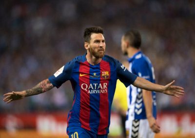 Lionel Messi à Madrid le 27 mai 2017