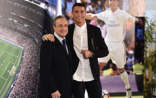 Cristiano Ronaldo et Florentino Perez en novembre 2016
