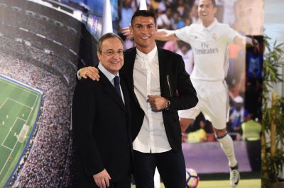 Cristiano Ronaldo et Florentino Perez en novembre 2016