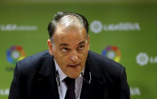Javier Tebas, président de la Ligue espagnole de foot