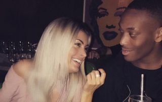 Anthony Martial et son actuelle compagne Mélanie Da Cruz