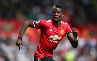 Paul Pogba avec Manchester United