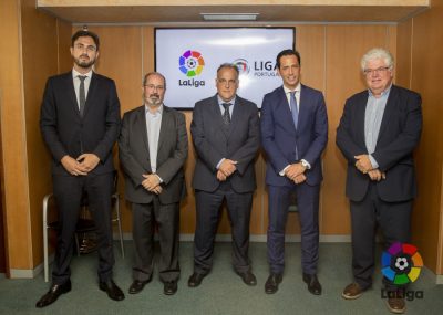 À Madrid, Javier Tebas et Pedro Proença ont signé un partenariat
