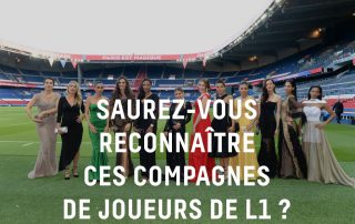 Les compagnes des joueurs du PSG lors de la soirée pour la fondation PSG, au Parc des Princes en mai 2017