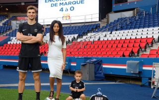 Thomas Meunier annonce l'arrivée de son deuxième enfant au... Parc des Princes - octobre 2017