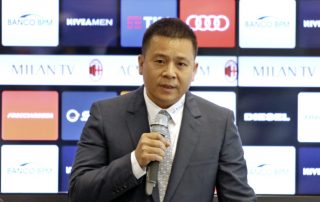 Yonghong Li, proriétaire du Milan AC, en avril 2017 (Panoramic)