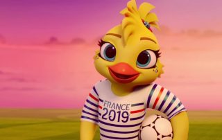 Ettie, la mascotte du Mondial 2019 féminin