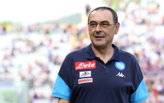 Maurizio Sarri avec Naples en avril 2018 (Panoramic)