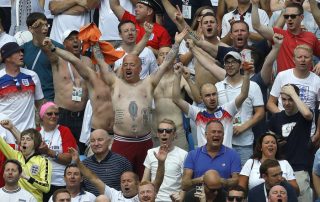 Les supporters de l'Angleterre le 24 juin 2018 au Mondial en Russie (Panoramic)
