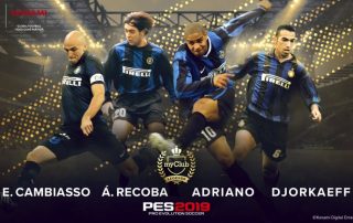 Les légendes de l'Inter dans PES 2019