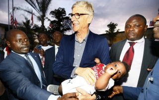 Arsène Wenger au Liberia