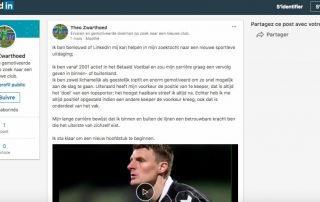Theo Zwarthoed a trouvé un club grâce à LinkedIn