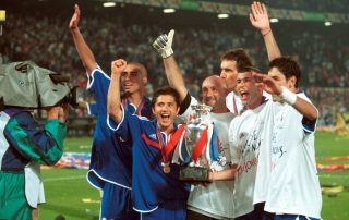 Les Bleus célèbrent le titre - Euro 2000 (Panoramic)