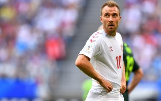 Eriksen contre l'Australie au Mondial 2018 (Panoramic)