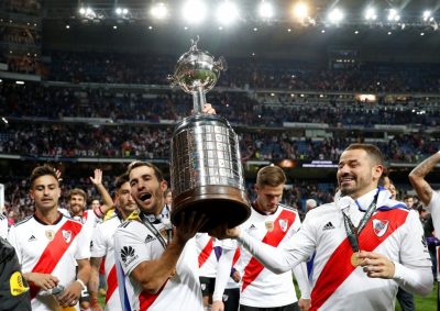 La joie des joueurs de River au Bernabeu - Panoramic
