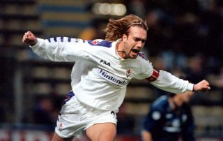 Batistuta avec la Fiorentina en septembre 1999 - Panoramic