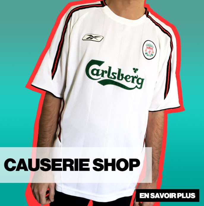 Liverpool away shirt