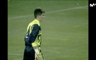 Casillas le 12 septembre 1999 à Bilbao pour son premier match avec le Real