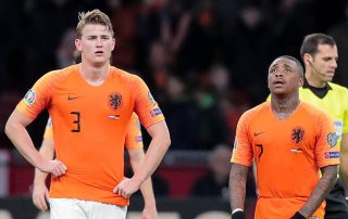 De Ligt et Bergwijn en mars 2019 contre l'Allemagne - Panoramic