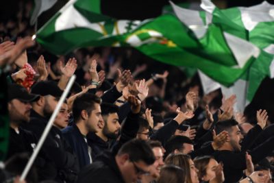 Les supporters du Betis en novembre 2018 contre l'Olympiakos en Ligue Europa - Panoramic