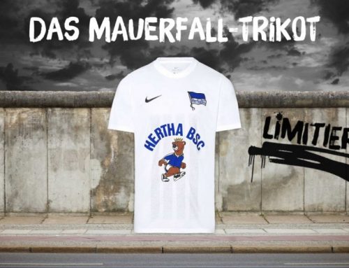 Le Hertha Berlin va mettre un maillot inédit pour les 30 ans de la chute du mur