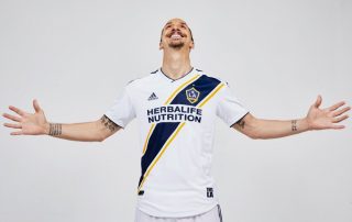 Zlatan avec le maillot du LA Galaxy - 2019