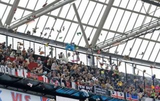 Lancer de peluches organisé lors de Feyenoord-Excelsior en 2018