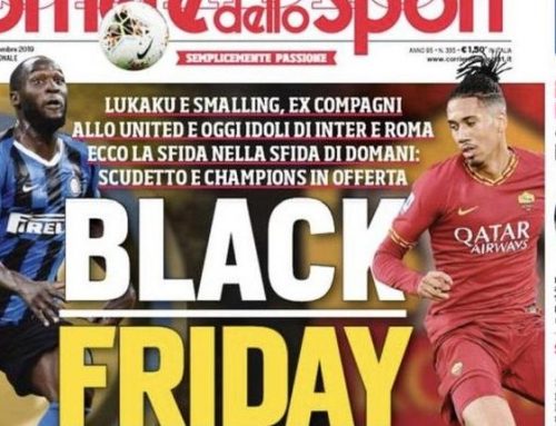 La Roma et le Milan vont boycotter le Corriere dello Sport après sa une "Black Friday"