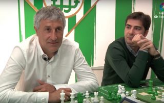 Quique Setién au Betis - 2018