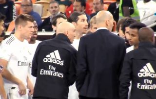 Zidane contre l'Atlético en Supercoupe d'Espagne - janvier 2020