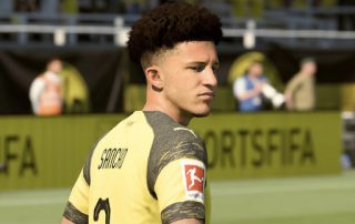 Jadon Sancho sur FIFA 20