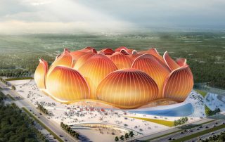 Le futur stade de Guangzhou Evergrande