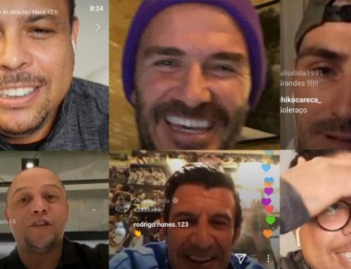 Quand Ronaldo retrouve les Galactiques du Real dans un live Instagram