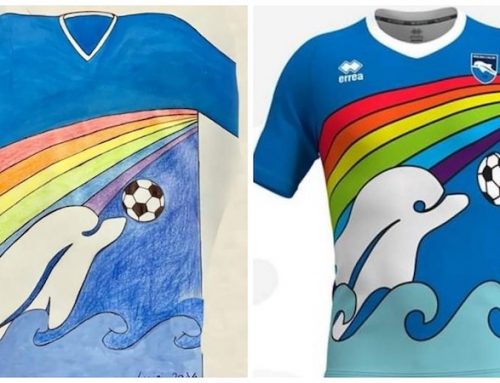 Pescara (Serie B) va porter un maillot imaginé par un enfant
