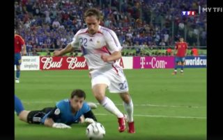 But de Ribéry contre l'Espagne à la Coupe du monde 2006