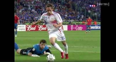 But de Ribéry contre l'Espagne à la Coupe du monde 2006