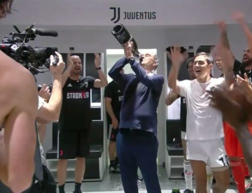 Vidéo : La célébration du titre dans le vestiaire de la Juventus