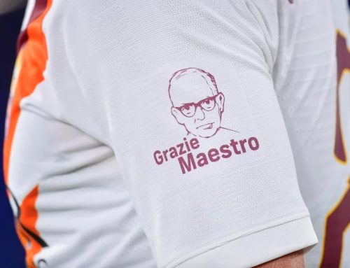 L'AS Roma a porté un maillot hommage à Ennio Morricone