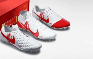Crampons offerts par Nike aux joueurs de Liverpool pour le titre 2019-20