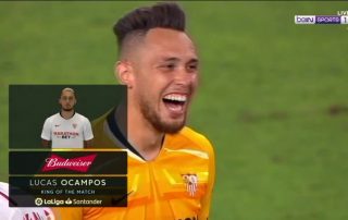 Ocampos gardien contre Eibar