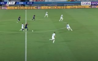 But de Zaniolo lors de SPAL-AS Roma - juillet 2020